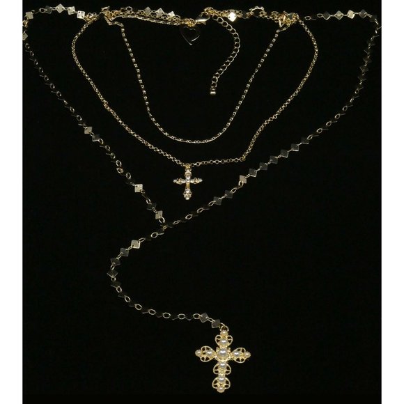 New Thalia Sodi Gold-Tone Pave & Imitation Pearl - Picture 2 of 10